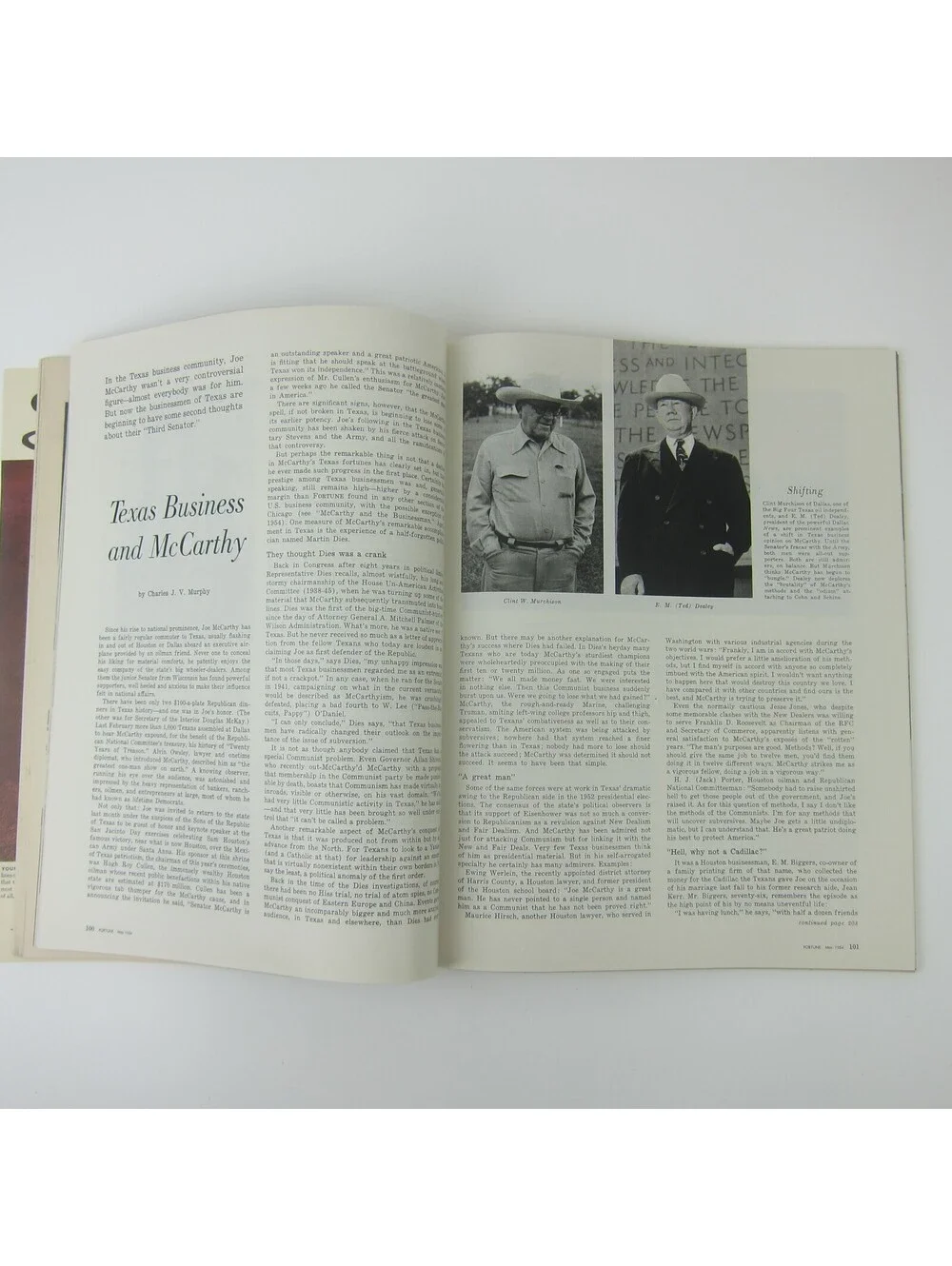 Vintage FORTUNE Magazine May 1954 NY Central Railroad, Bell Telephone, McCarthy
